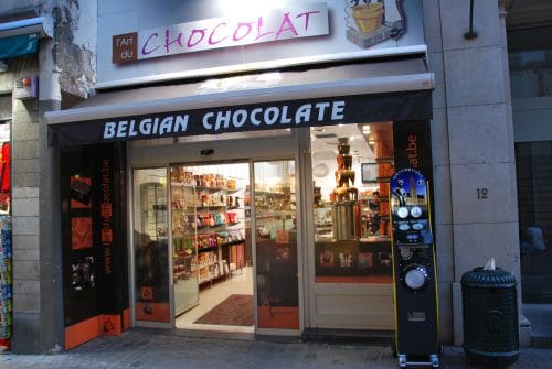 ベルギーチョコレートのお店
